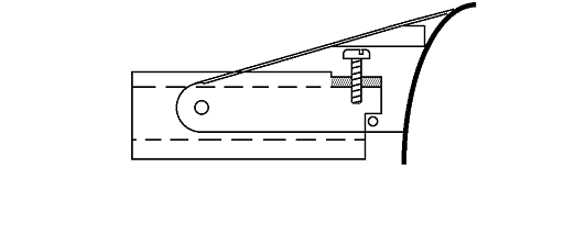 Fig. 6-6 Simple spreader adjuster